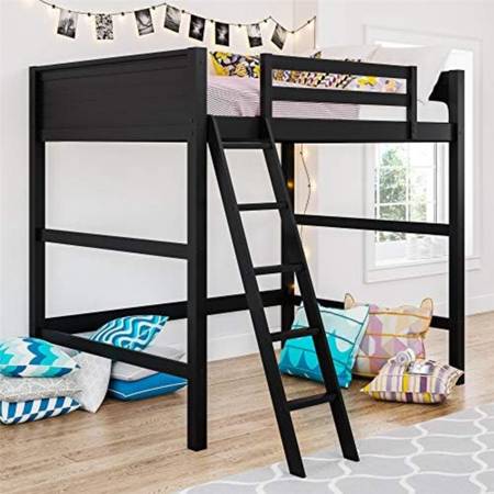 Full Size Loft, Black bed 1