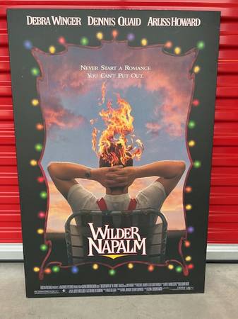 Plaque Mounted Rolled 1 Sheet Poster of WILDER NAPALM (1993) 1