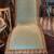 Palecek Green Ribbed Rattan Chaise Lounge 1 thumbnail
