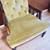 Vintage Victorian Style Avocado Velvet Tufted High Back Armchair 3 thumbnail