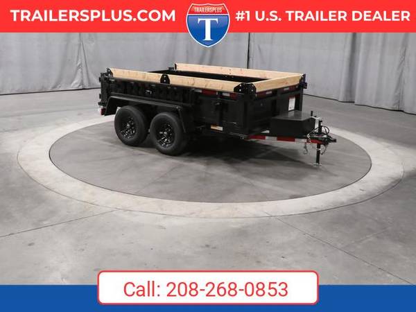 1 2025 CarryOn 6 X 10 Dump 10K Trailer Black 1