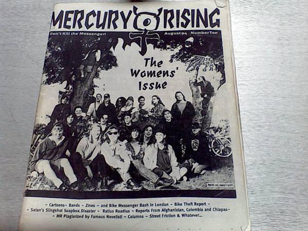 s.f. bicycle messenger fanzine 1