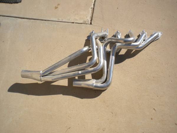 chrome Hooker header for Ford 4.9 300 six 1