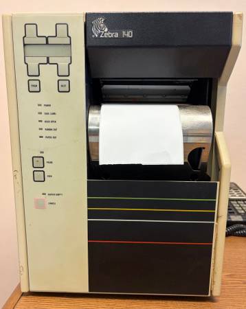Zebra Z-140 barcode printer 1