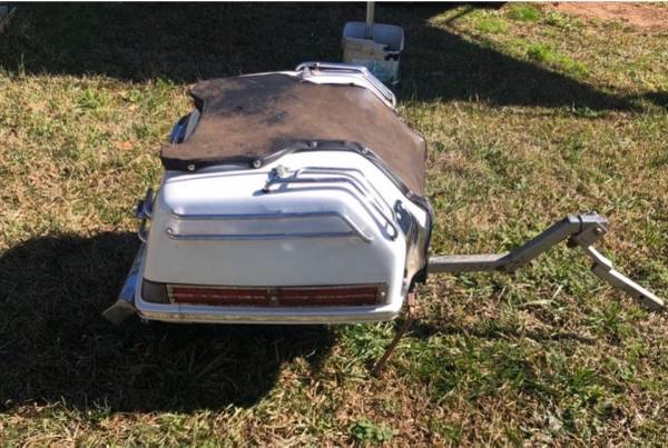 Custom tag along GW motorcycle trailer 1