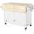 Kitchen island cart with drop leaf (on wheels) - Great condition- 8 thumbnail