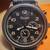 Stauer The Daily Chronograph Analog Men's Watch Black Leather Band 1 thumbnail