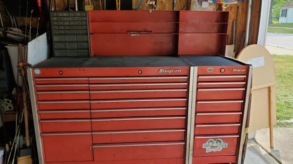 Large Snap-On KR-1000 Rolling Toolbox - with Side Extension and Canopy 1
