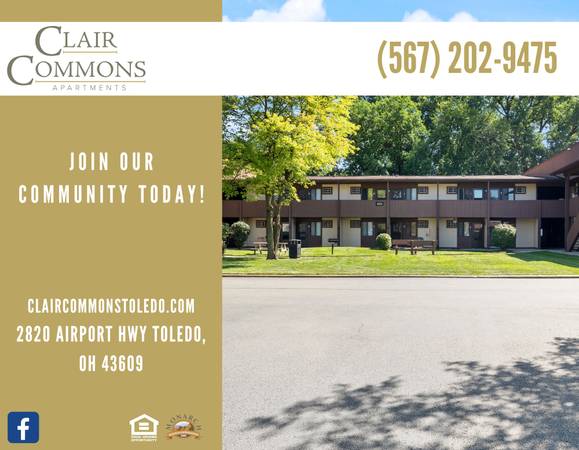 $661 / 1br - 580ft2 - 1 Bedroom Coming Available! (Toledo)63836553392131120