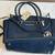 MICHAEL KORS SOPHIE Navy Blue Leather Large Satchel Purse New w/Tags 4 thumbnail