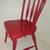 Small Wooden red chair 1 thumbnail