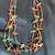 Vintage Zuni Fetish Necklace, 3 strand 6 thumbnail