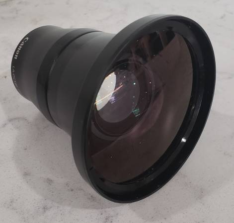 Canon Wide Converter WC-DC58N 0.7x Lens With LA-DC58 Adapter