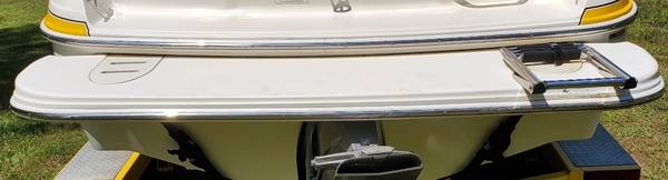 Extended Swim Platform off a 2008 glastron GT185 1