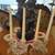 Beautiful art deco candlesticks pair 1 thumbnail