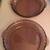 TWO Pyrex Pie Baking Dishes #229 purple amethyst tint with a glossy pressed-glas 1 thumbnail
