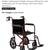 Medline lightweight foldable transport wheelchair 4 thumbnail