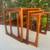 1960s Mid Century Nesting Tables Set of 3 2 thumbnail