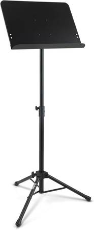 Professional Folding Orchestral Music Stand, Black 1