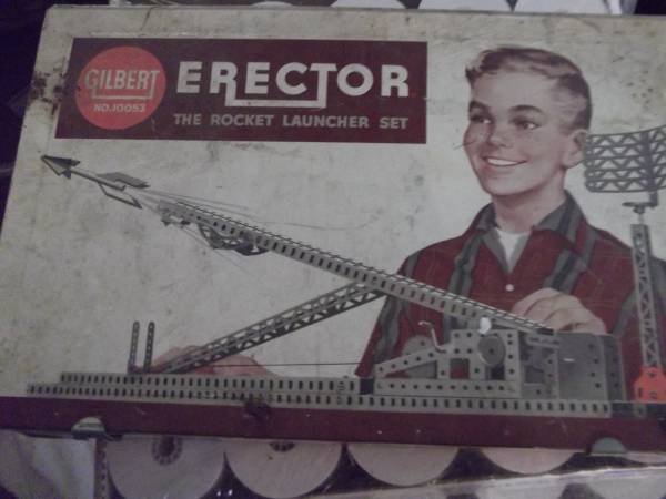 Vintage Erector The Rocket Launcher set 1