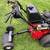 Exmark 36 walk behind hydrostatic mower, w/ two wheel sulky. 5 thumbnail