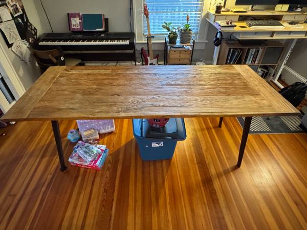 Large Solid Wood Table 1