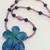 Tropical Flower Pendant Necklace 1 thumbnail