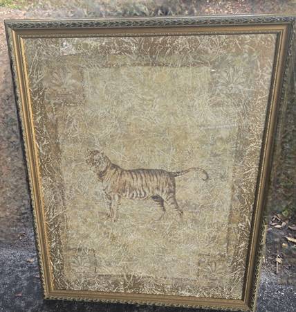 FRAMED TIGER PRINT 1
