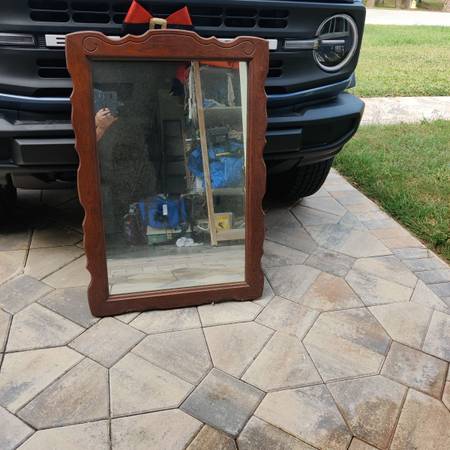 Solid wood mirror 1
