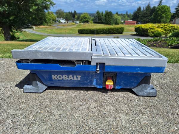 7"  wet tile saw 1