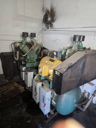 Champion 25 horsepower duplex compressor 1