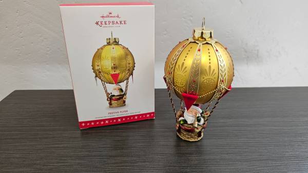 Hallmark Festive Flyer Christmas Ornament 1