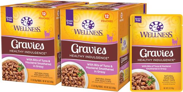 Wellness Healthy Indulgence Gravies Adult Wet Cat Food 1