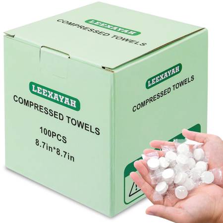 100 PCS Portable Compressed Towel Tablets! (Free Shipping!) 🚚 1