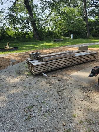 Rough sawn white oak 2x10 x10ft. 1