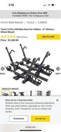 Portabicicletas Thule T2 Pro para 4 bicicletas - $550 (santa rosa)63471458383105121
