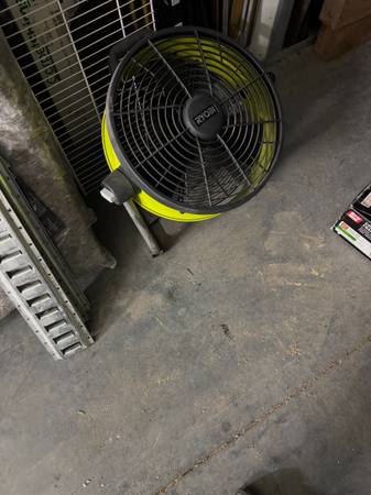 Ryobi Battery Fan 1