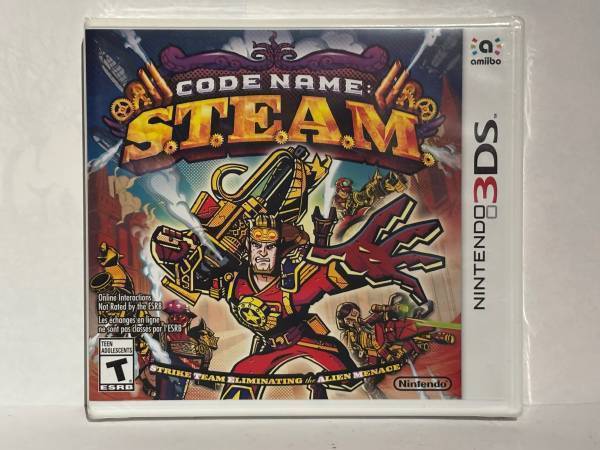New! Nintendo 3DS: Code Name: S.T.E.A.M 1