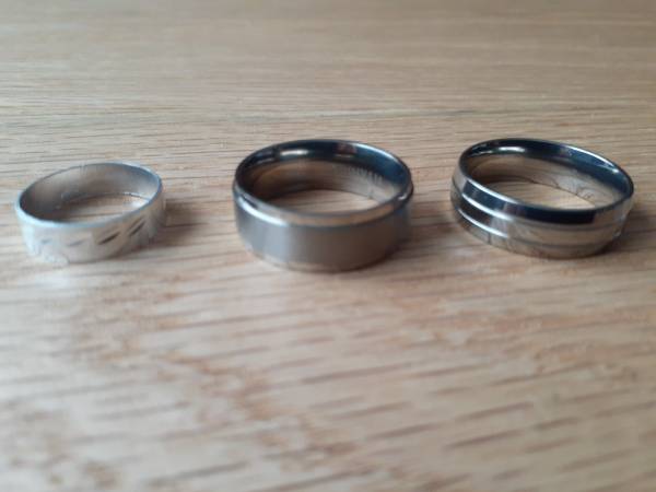 Titanium Rings $10 each 1
