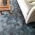 Ben Soleimani Restoration Hardware Blue Hide Hexahide Woven Hide Rug 15 thumbnail