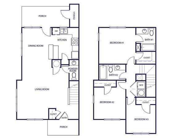 Renovated clubhouse, Separate dining room, New quartz countertops 1