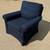 CR Laine Carolina Collection Navy Blue Club Armchair Chair Retail $1900 2 thumbnail