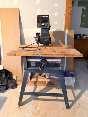 Craftsman 10” swing arm table saw 2.5 hp 1