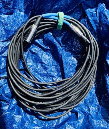 TRS to  XLR 50 Foot Balanced Audio Cable Cord 1