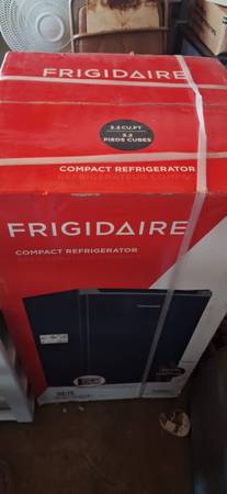 3.2 CU refrigerator. In the box,brand new 1