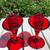 antique Cambridge Sonata Red Candlesticks 7 thumbnail