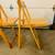 Mid Century Modern Set of 4 Vintage Romanian Folding Chairs 11 thumbnail
