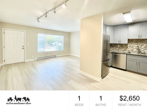 $2,650 / 1br - ¡Hermoso departamento de 1 habitación con patio privado! Estacionamiento y carga para vehículos eléctricos disponible! (san mateo)63658029689601120