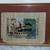 VINTAGE EGYPTIAN FRAMED HAND PAINTED PAPYRUS OF A PHARAOH HUNTING 1 thumbnail