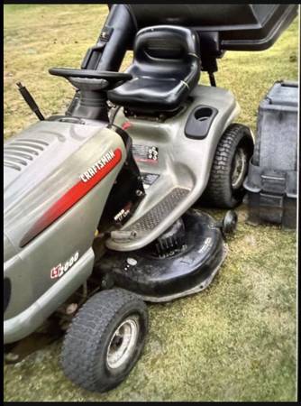 Lt2000 mower upgraded — hydro.  Tripple bagger 1
